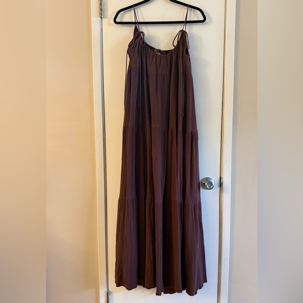 Meshki Lenny Cotton Tie Maxi Dress - Picture 3 of 7